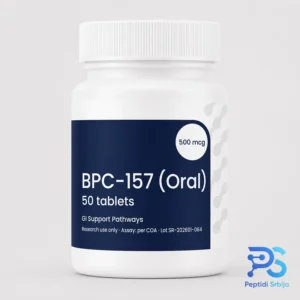 BPC-157 oralni 500 mcg / 60 tabs — istraživački peptid