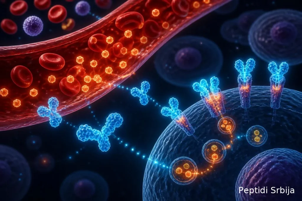 Prikaz metaboličkih procesa i regulacije glukoze pod uticajem peptida — Retatrutide